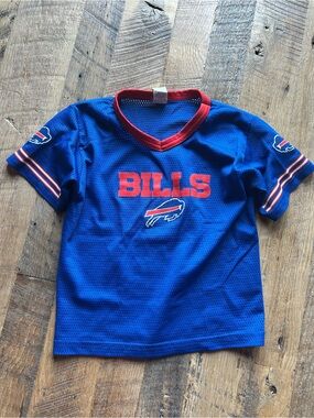 Buffalo Bills Kids Blue Team mesh jersey with Red Trim